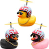 Ente mit Helm, Autodekoration