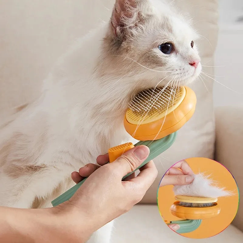 CatBrush™ Selbstreinigende Haarbürste